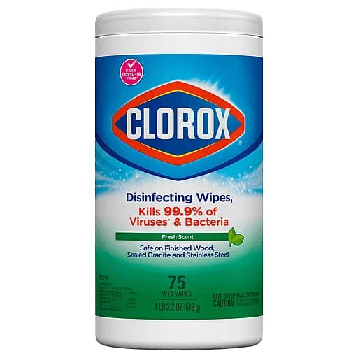 CLOROX DISINFECTING WIPES BY 75 - FRESH SCENT