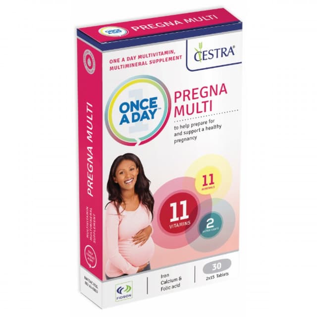 CESTRA PREGNA MULTI (ONCE A DAY) X 30 TABS