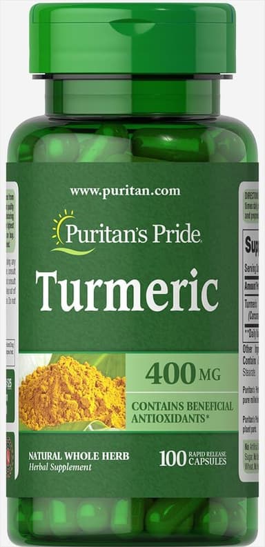 PURITAN'S PRIDE TUMERIC 400MG X 100 SOFTGELS