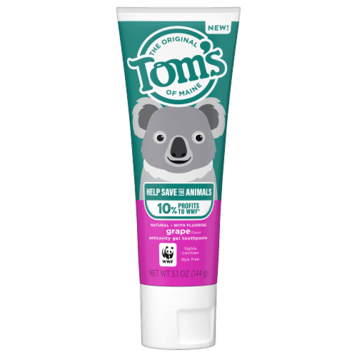 TOM'S MAINE CHILDREN NATURAL FLUORIDE GRAPE TOOTHPASTE 144G