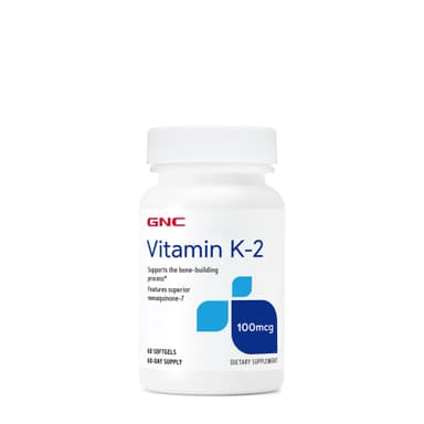 GNC VITAMIN K-2 100MCG X 60 SOFTGELS