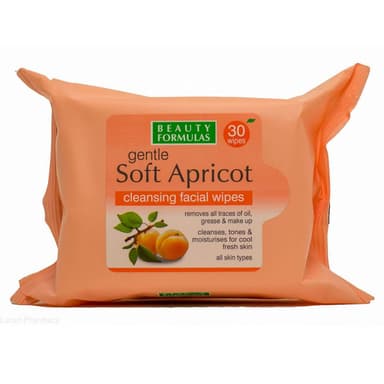 BEAUTY FORMULAS WIPES X30(SOFT APRICOT)