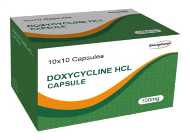 DOXYCYCLINE CAPSULES 100MG