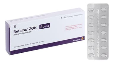 BETALOC ZOK 25MG X 14 TABS
