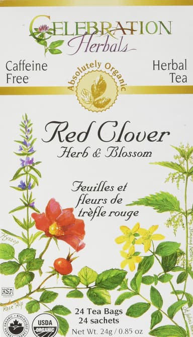 CELEBRATION HERBALS RED CLOVER TEA