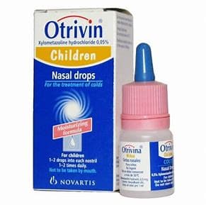 OTRIVINE CHILDREN NASAL DROPS CHILD 0.05%  10ML