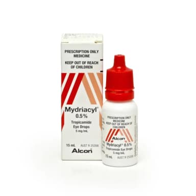 MYDRIACYL EYE DROPS 0.5% 15ML