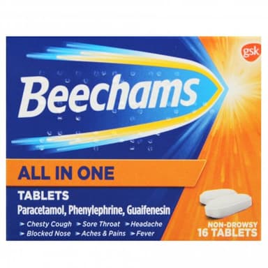 BEECHAMS ALL IN ONE X16 TABLETS(PACK)