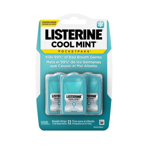 LISTERINE COOL MINT BREATH STRIPS