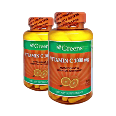 GREEN VITAMIN C 1000MG X 100 TABS