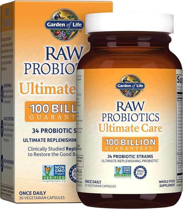Garden of life Raw Probiotics ultimate care 100billion 30 capsules