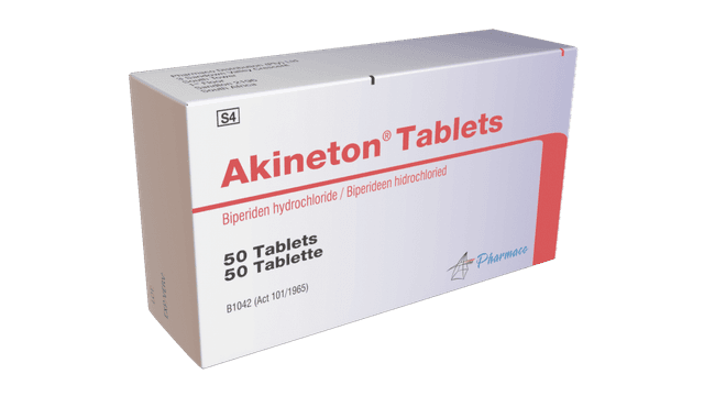 Akineton Biperiden 2mg 100 tablets