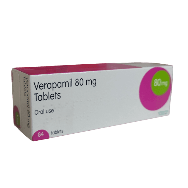 Accord Verapamil 80mg 84 tablets pack