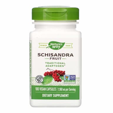 NATURE'S WAY SCHISANDRA FRUIT 1160MG X 100 VEG CAPS