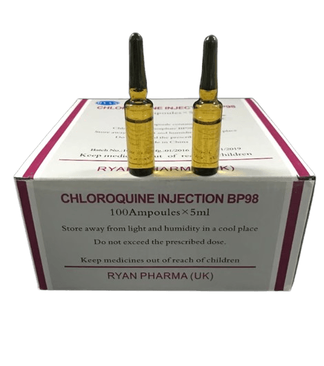 GOCEE CHLOROQUINE INJ 322MG/5ML X 100 AMPOULES