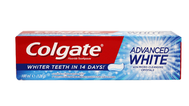 COLGATE ADVANCED WHITE TOOTH PASTE 100ML/128G