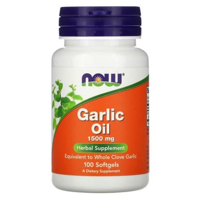 NOW FOODS GARLIC OIL 1500MG BY 100
