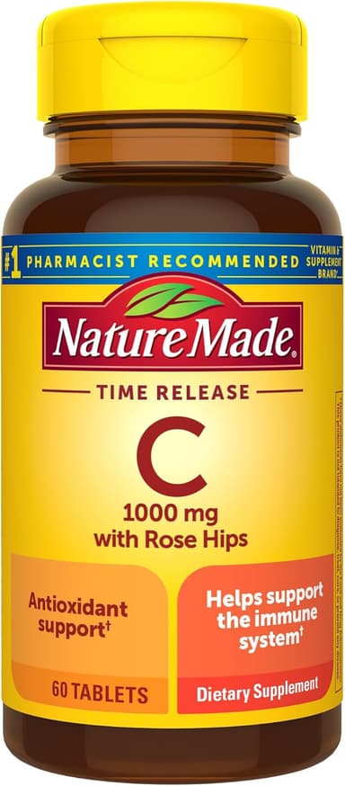 NATURE MADE VITAMIN C 1000MG + ROSE HIP X 60 TABS