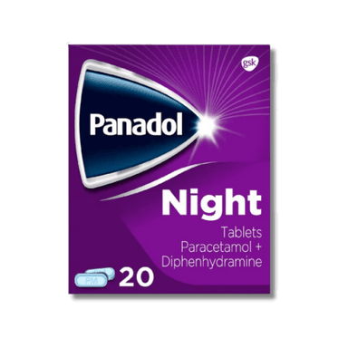 PANADOL NIGHT PAIN TABLETS BY 20