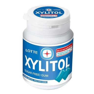 XYLITOL GUM CUP 60G(STROBERI MINT)