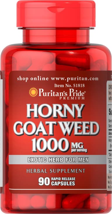 PURITAN PRIDE HORNY GOAT WEED 1000MG