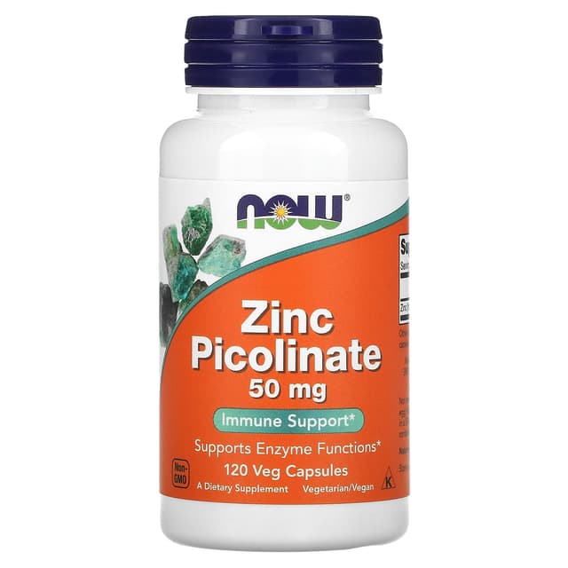 Now foods zinc picolinate 50mg 120 capsules