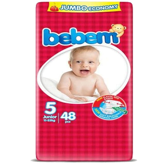 BEBEM JUNIOR 5 JUMBO PACK(48 PCS)