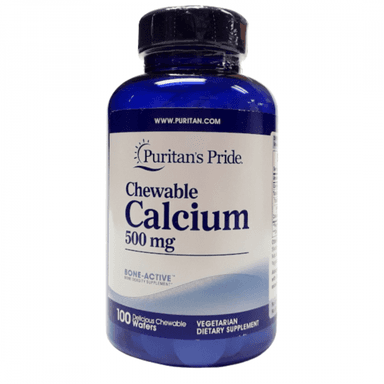 PURITAN CALCIUM CHEWABLE 500MG