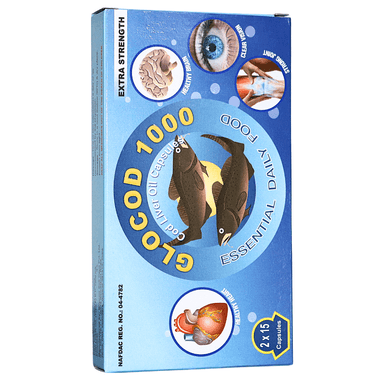 Glocod cod liver oil capsules 1000mg