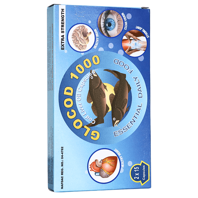 Glocod cod liver oil capsules 1000mg