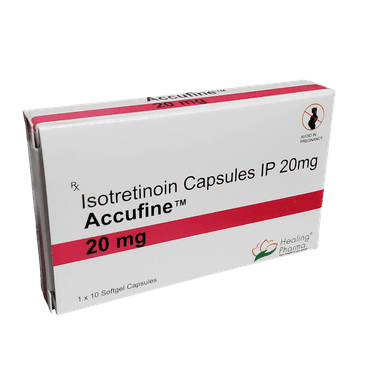 Accufine 20mg 10 capsules pack