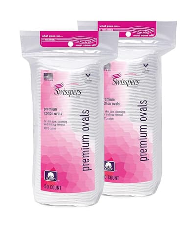 SWIPPERS PREMIUM 100 PERCENT COTTON OVALS X 50 PIECES