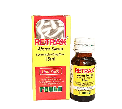 RETRAX WORM SYRUP 40MG/5ML X 15ML