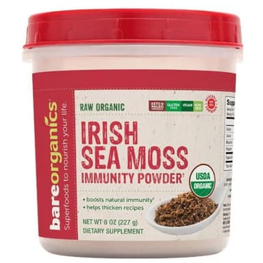 BARE ORGANICS RAW ORGANIC IRISH MOSS