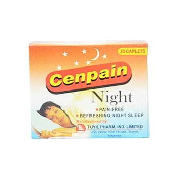 CENPAIN NIGHT CAPLETS X 20