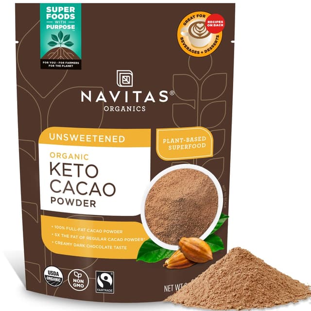 NAVITAS ORGANIC CACAO POWDER - 454G