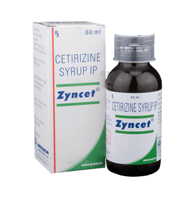 ZYNCET SYRUP 60 ML