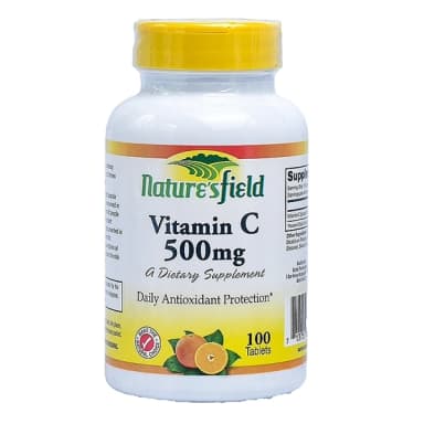 Nature's field Vitamin C 500mg 100 tablets