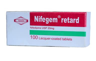 NIFEGEM RETARD 20MG X 100 TABS