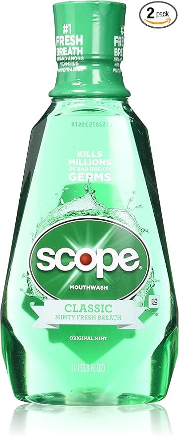 SCOPE ORIGINAL FRESH MINT MOUTHWASH 33.8 FL OZ