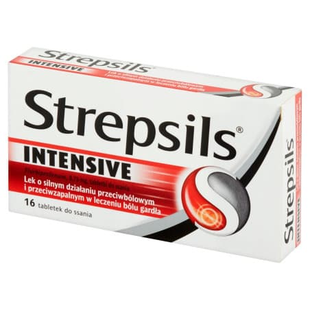 STREPSILS INTENSIVE 16 LOZENGES