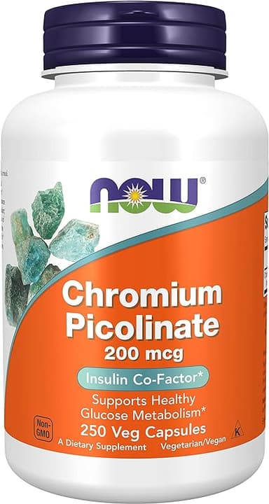 NOW FOODS CHROMIUM PICOLINATE 200MCG