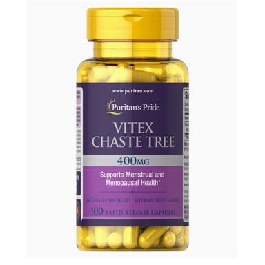 PURITANS PRIDE VITEX CHASTE TREE 400MG X 100CAPS
