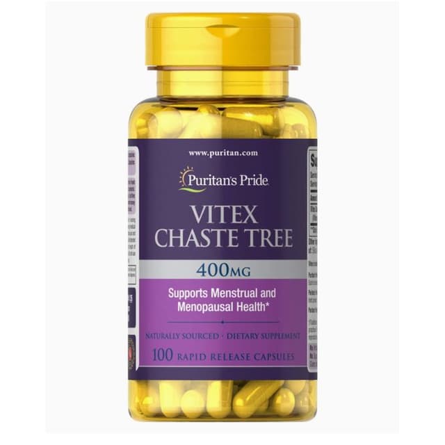 PURITANS PRIDE VITEX CHASTE TREE 400MG X 100CAPS