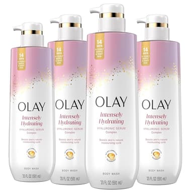OLAY INTENSELY HYDRATING HYALURONIC SERUM BODY WASH 591ML
