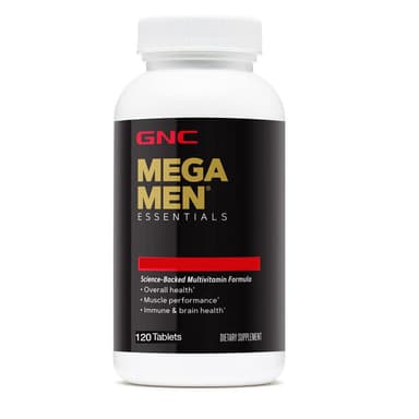 GNC MEGA MEN IRON FREE MULTIVITAMIN X 120 TABS