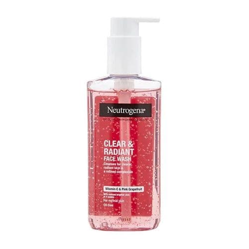 Neutrogena clear and radiant face wash with vitamin c and pink grapefruit