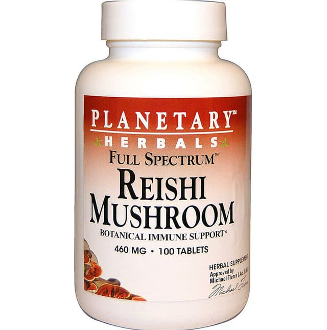 PLANETARY HERBALS REISHI MUSHROOM 460MG X 100 TABS