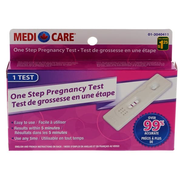 MEDI CARE PREGNACY TEST - ONE TEST