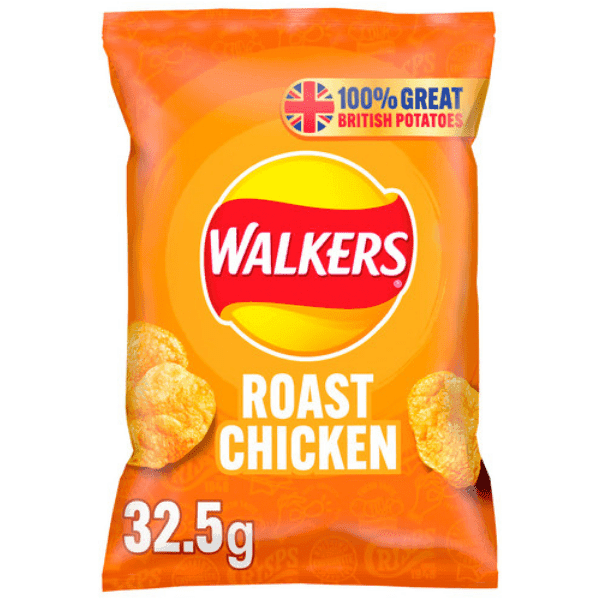 WALKERS ROAST CHICKEN CRISPS